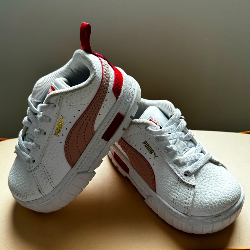 Puma Mayze Leather Toddler Sneakers